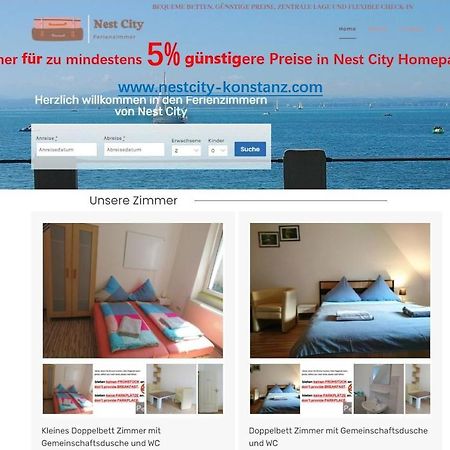 Nest City - Not A Hotel, Private Room With Shared Showers, No Parking, Breakfast, Or Kitchen, Towels Available For A Fee, Check-In 4 Pm To 11 Pm Konstanz Eksteriør bilde